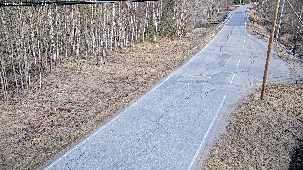Weather Camera Image Road 849 Ii Oijärvi, Ii, Pohjois-Pohjanmaa