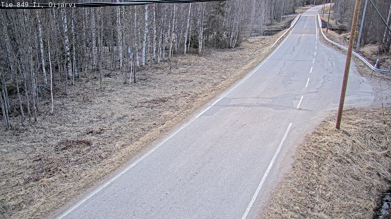 Weather Camera Image Road 849 Ii Oijärvi, Ii, Pohjois-Pohjanmaa