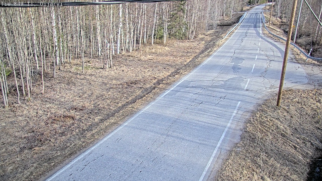 Weather Camera Image Road 849 Ii Oijärvi, Ii, Pohjois-Pohjanmaa