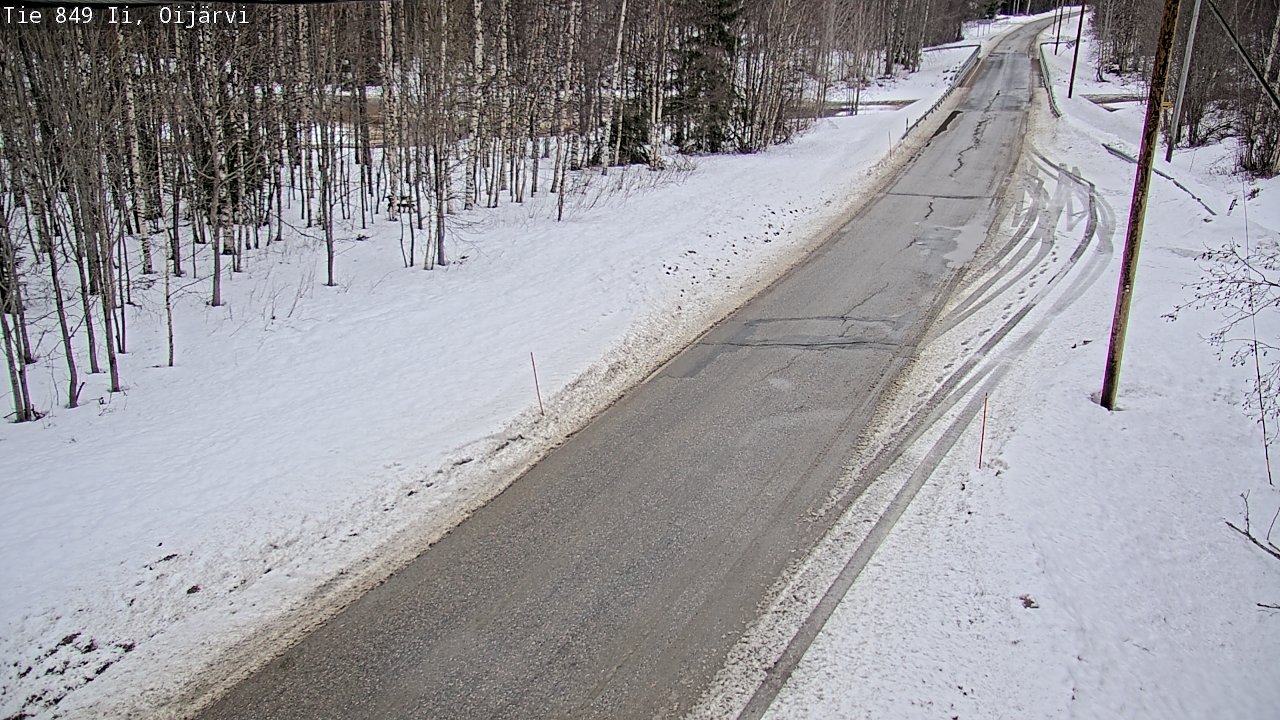 Weather Camera Image Road 849 Ii Oijärvi, Ii, Pohjois-Pohjanmaa