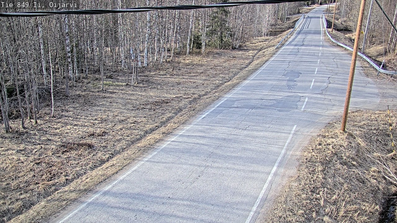 Weather Camera Image Road 849 Ii Oijärvi, Ii, Pohjois-Pohjanmaa
