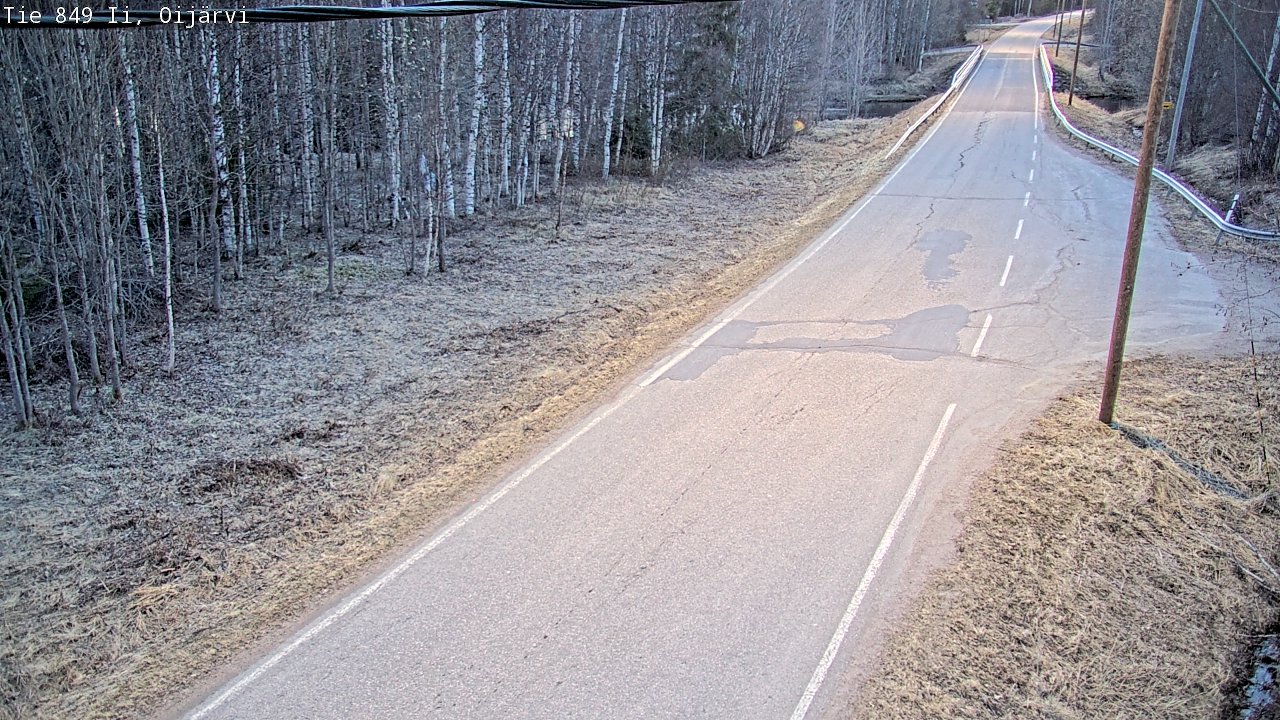 Weather Camera Image Road 849 Ii Oijärvi, Ii, Pohjois-Pohjanmaa