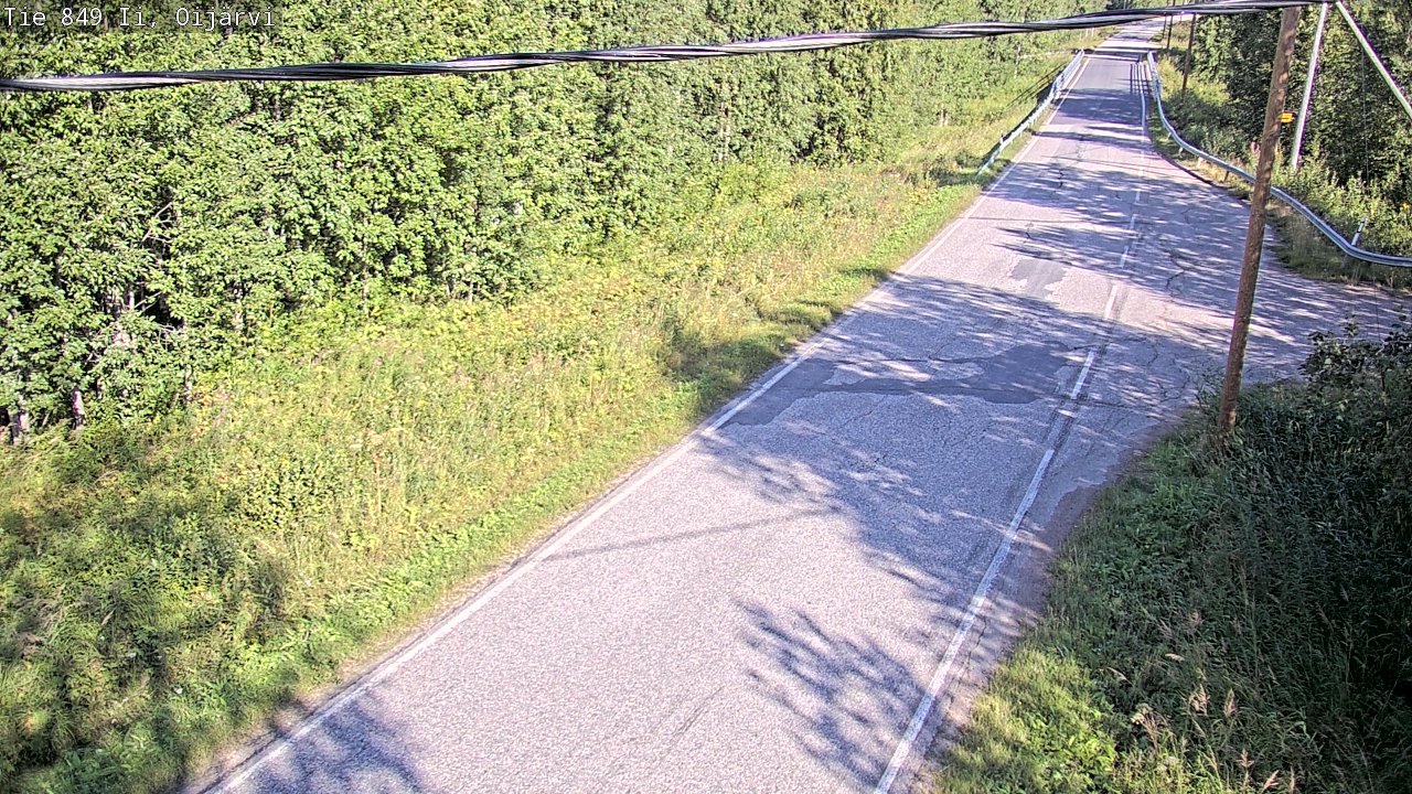 Weather Camera Image Road 849 Ii Oijärvi, Ii, Pohjois-Pohjanmaa
