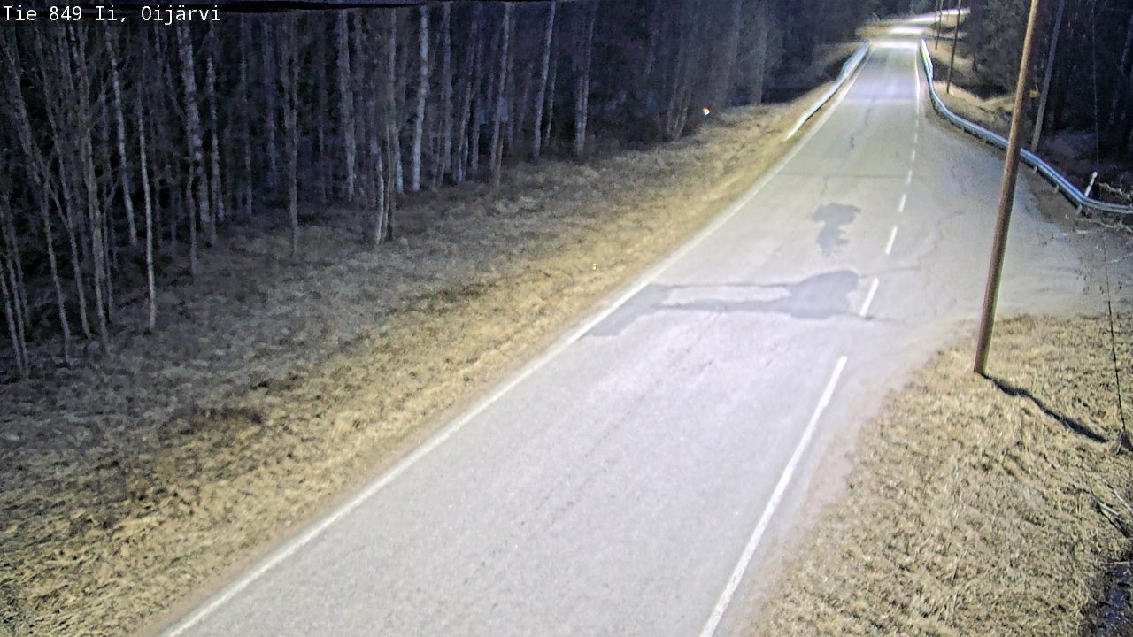 Weather Camera Image Road 849 Ii Oijärvi, Ii, Pohjois-Pohjanmaa