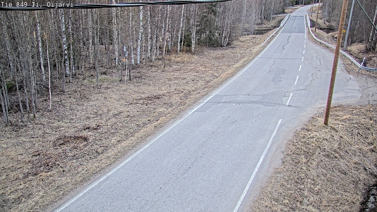 Weather Camera Image Road 849 Ii Oijärvi, Ii, Pohjois-Pohjanmaa