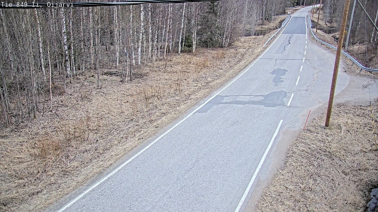 Weather Camera Image Väg 849 Ijo Oijärvi, Ii, Pohjois-Pohjanmaa