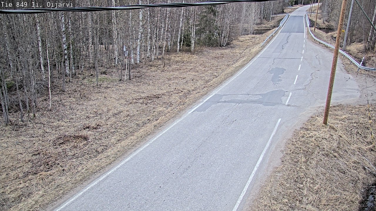 Weather Camera Image Road 849 Ii Oijärvi, Ii, Pohjois-Pohjanmaa