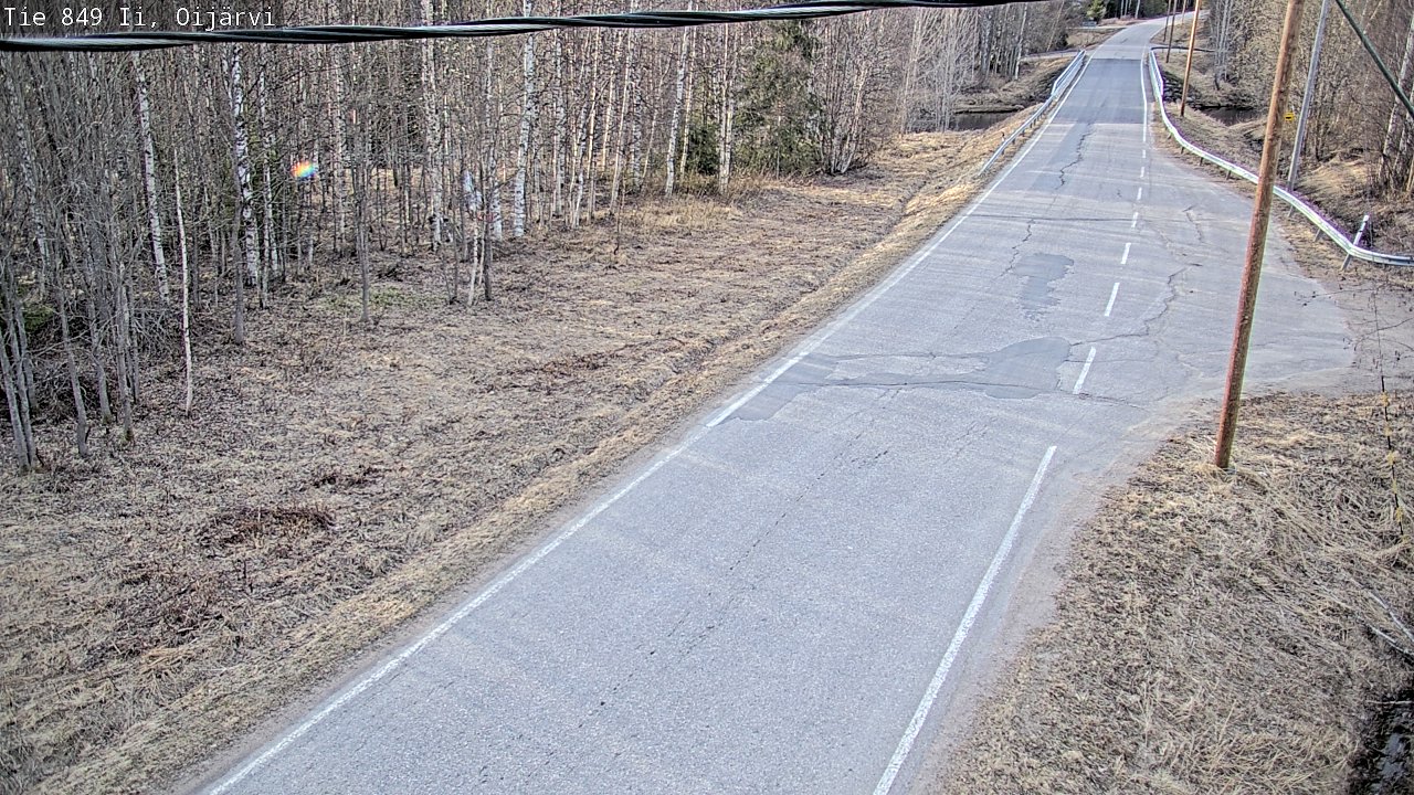 Weather Camera Image Road 849 Ii Oijärvi, Ii, Pohjois-Pohjanmaa