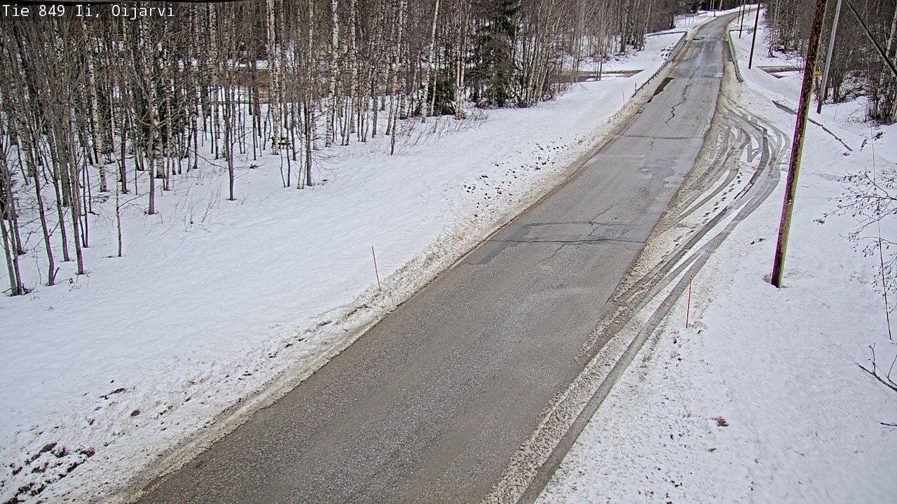 Weather Camera Image Road 849 Ii Oijärvi, Ii, Pohjois-Pohjanmaa