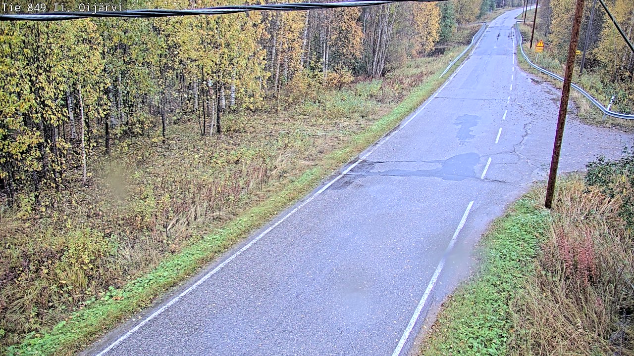 Weather Camera Image Road 849 Ii Oijärvi, Ii, Pohjois-Pohjanmaa