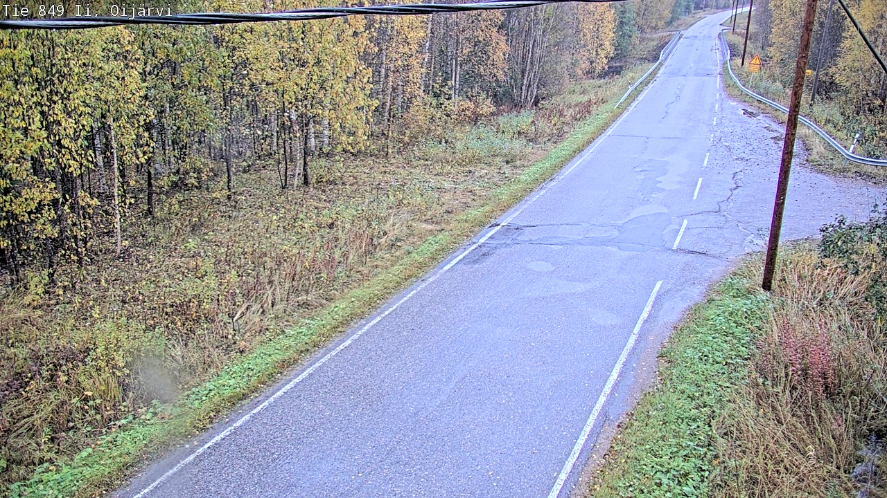 Weather Camera Image Road 849 Ii Oijärvi, Ii, Pohjois-Pohjanmaa