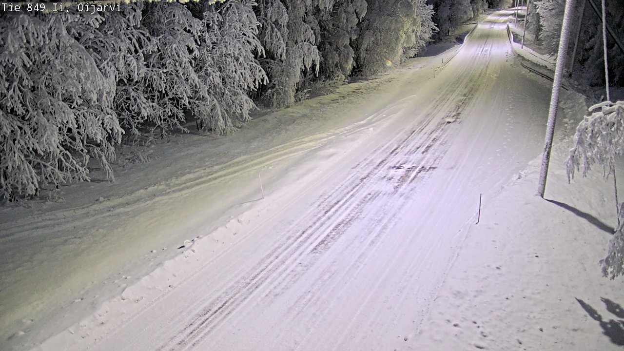 Weather Camera Image Road 849 Ii Oijärvi, Ii, Pohjois-Pohjanmaa