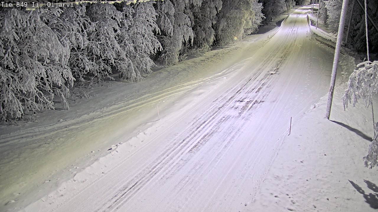 Weather Camera Image Road 849 Ii Oijärvi, Ii, Pohjois-Pohjanmaa