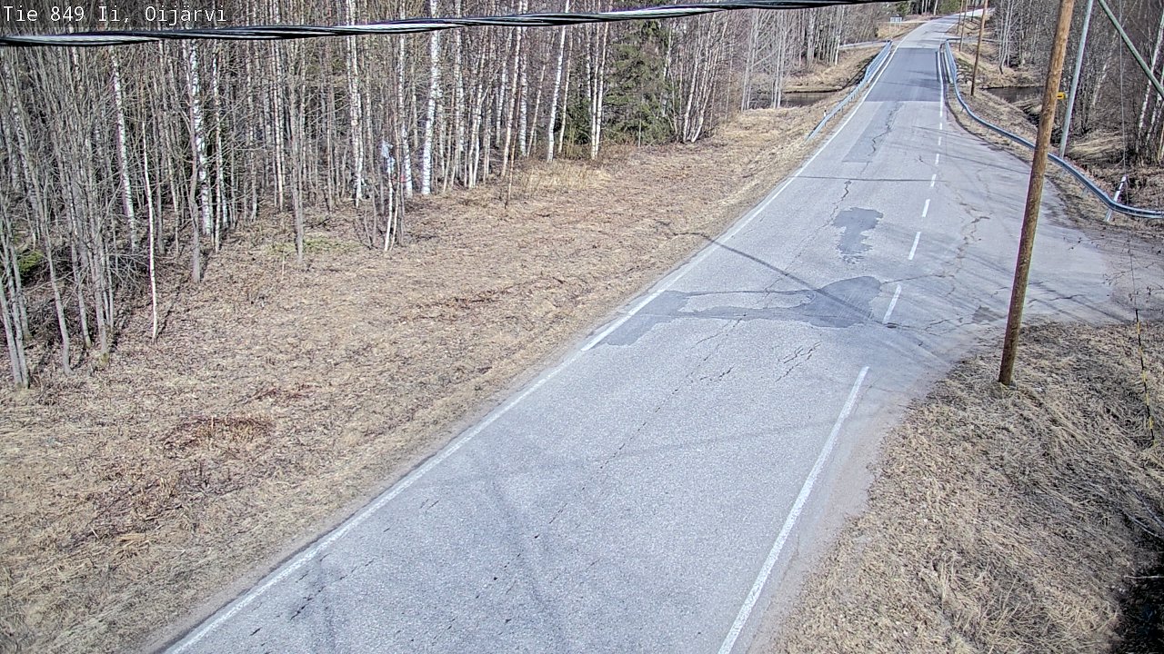 Weather Camera Image Road 849 Ii Oijärvi, Ii, Pohjois-Pohjanmaa