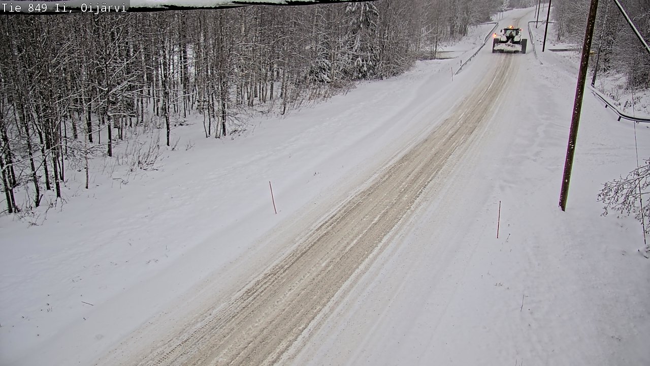 Weather Camera Image Road 849 Ii Oijärvi, Ii, Pohjois-Pohjanmaa