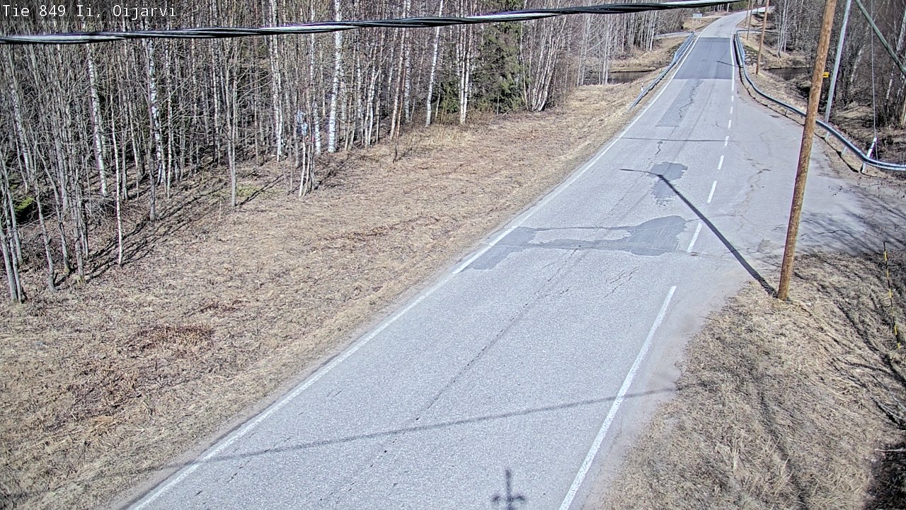 Weather Camera Image Road 849 Ii Oijärvi, Ii, Pohjois-Pohjanmaa