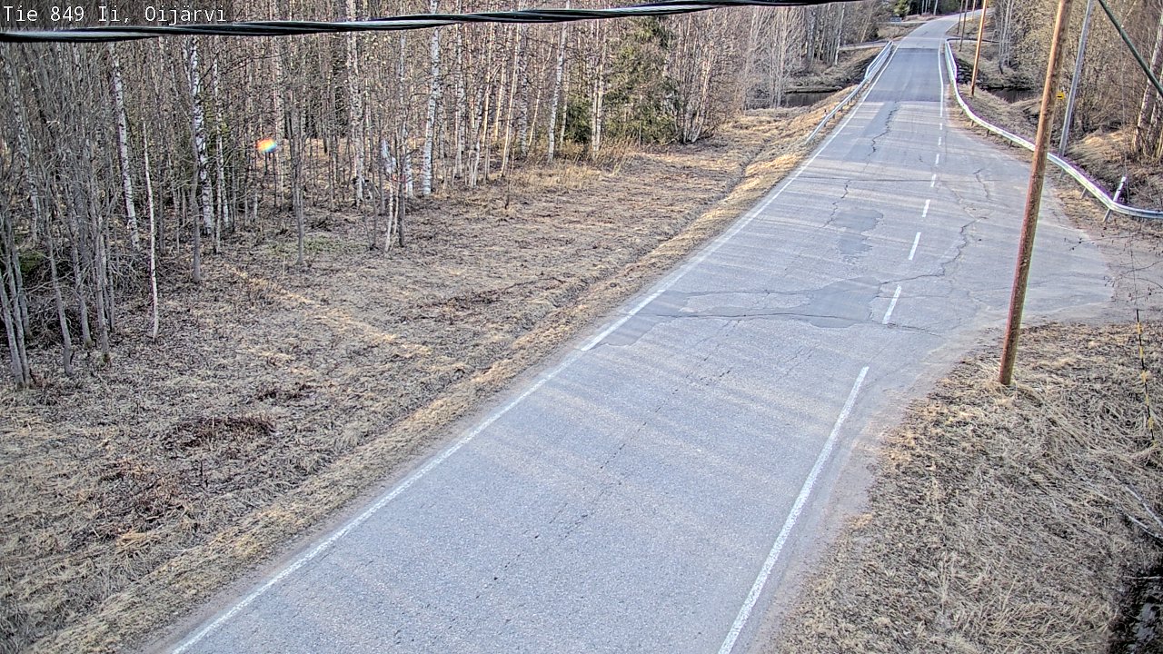 Weather Camera Image Road 849 Ii Oijärvi, Ii, Pohjois-Pohjanmaa