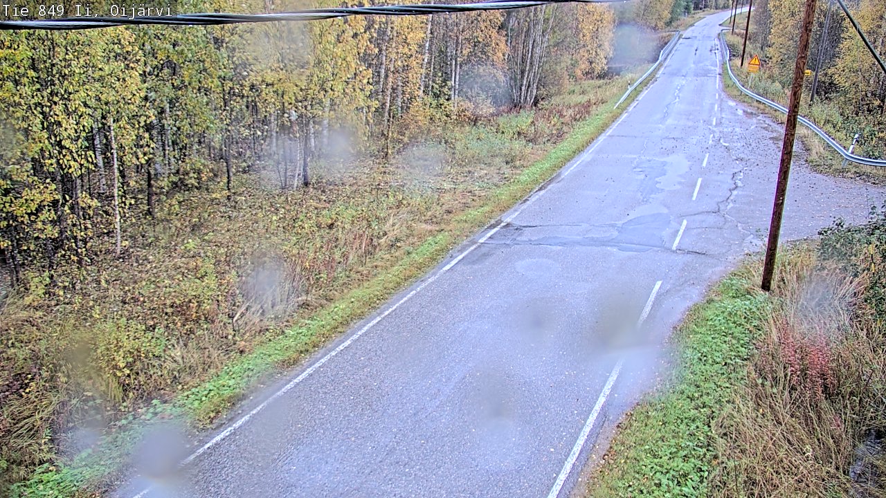 Weather Camera Image Road 849 Ii Oijärvi, Ii, Pohjois-Pohjanmaa