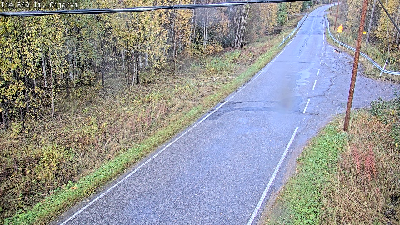 Weather Camera Image Road 849 Ii Oijärvi, Ii, Pohjois-Pohjanmaa