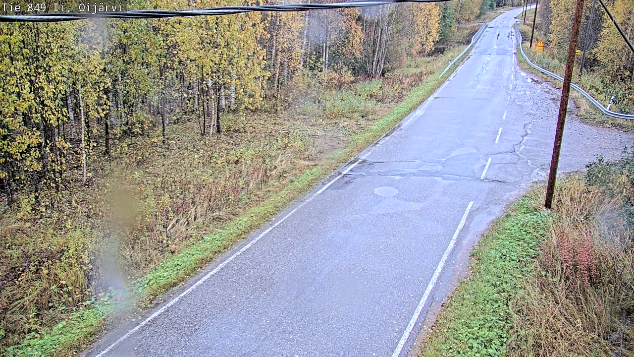 Weather Camera Image Road 849 Ii Oijärvi, Ii, Pohjois-Pohjanmaa