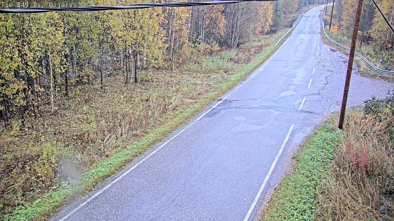 Weather Camera Image Road 849 Ii Oijärvi, Ii, Pohjois-Pohjanmaa