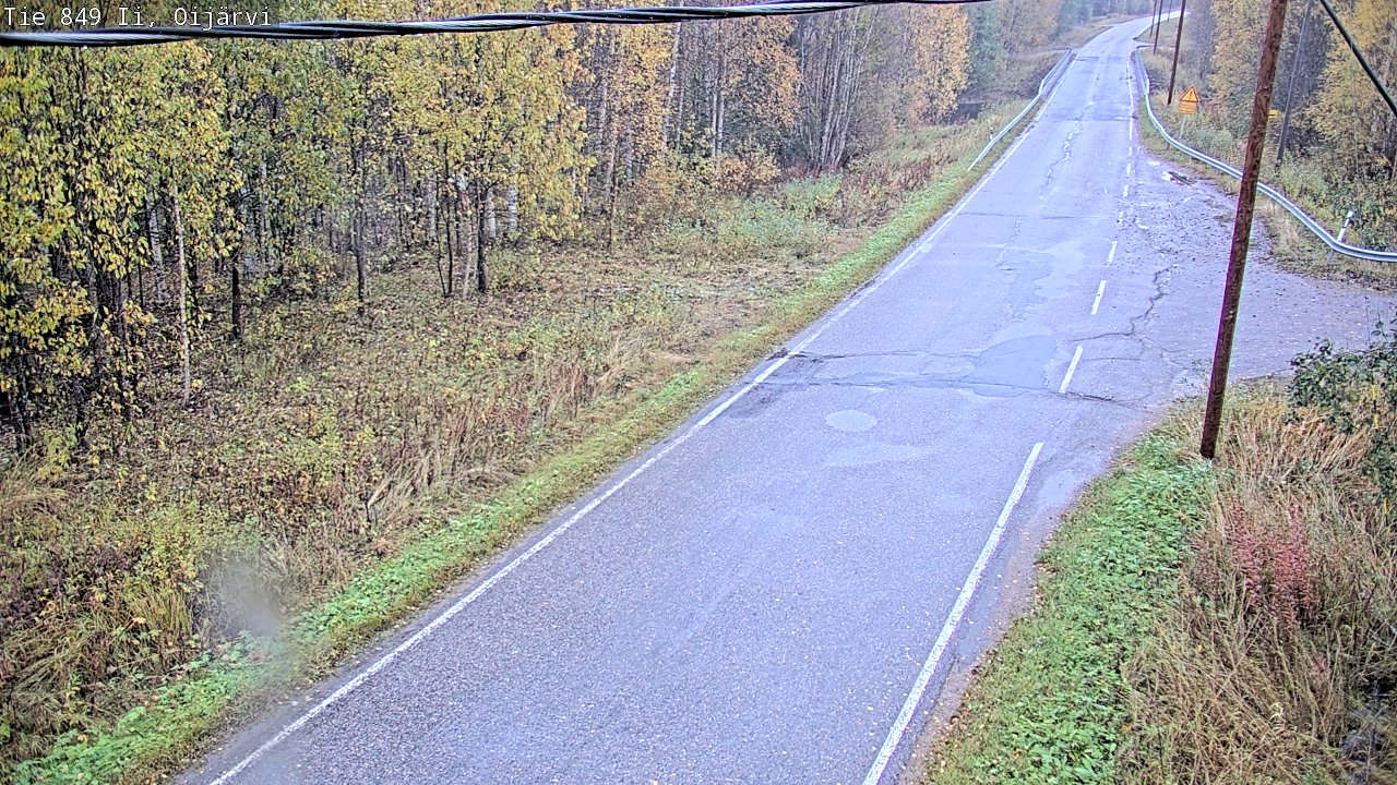 Weather Camera Image Road 849 Ii Oijärvi, Ii, Pohjois-Pohjanmaa