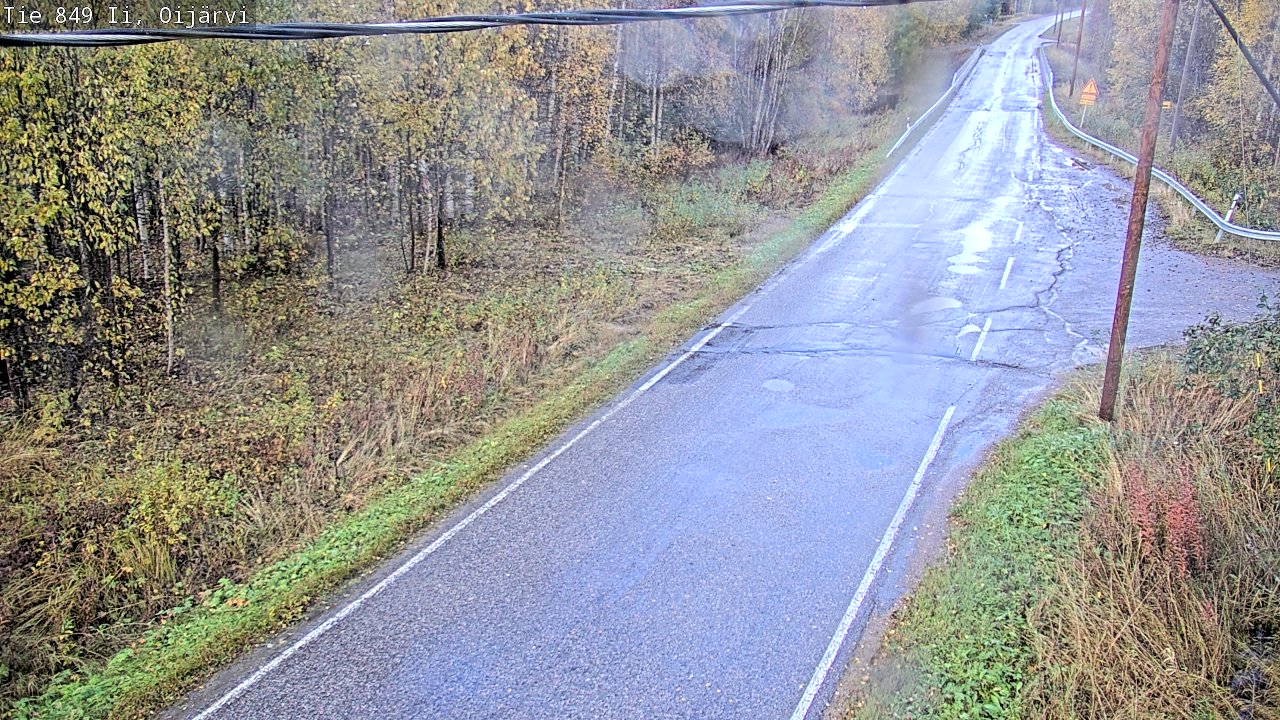 Weather Camera Image Road 849 Ii Oijärvi, Ii, Pohjois-Pohjanmaa