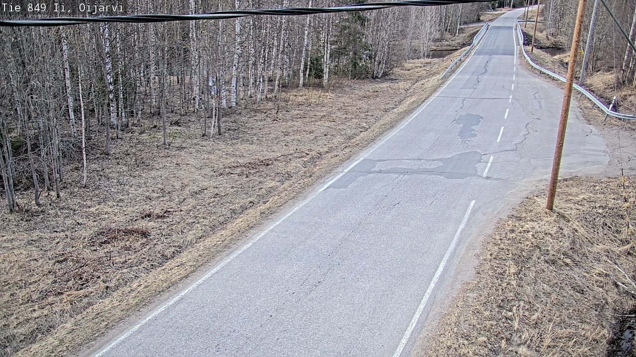 Weather Camera Image Road 849 Ii Oijärvi, Ii, Pohjois-Pohjanmaa