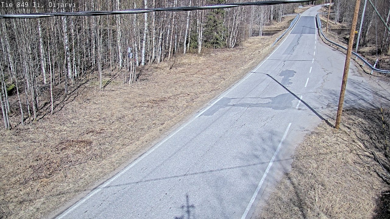 Weather Camera Image Road 849 Ii Oijärvi, Ii, Pohjois-Pohjanmaa
