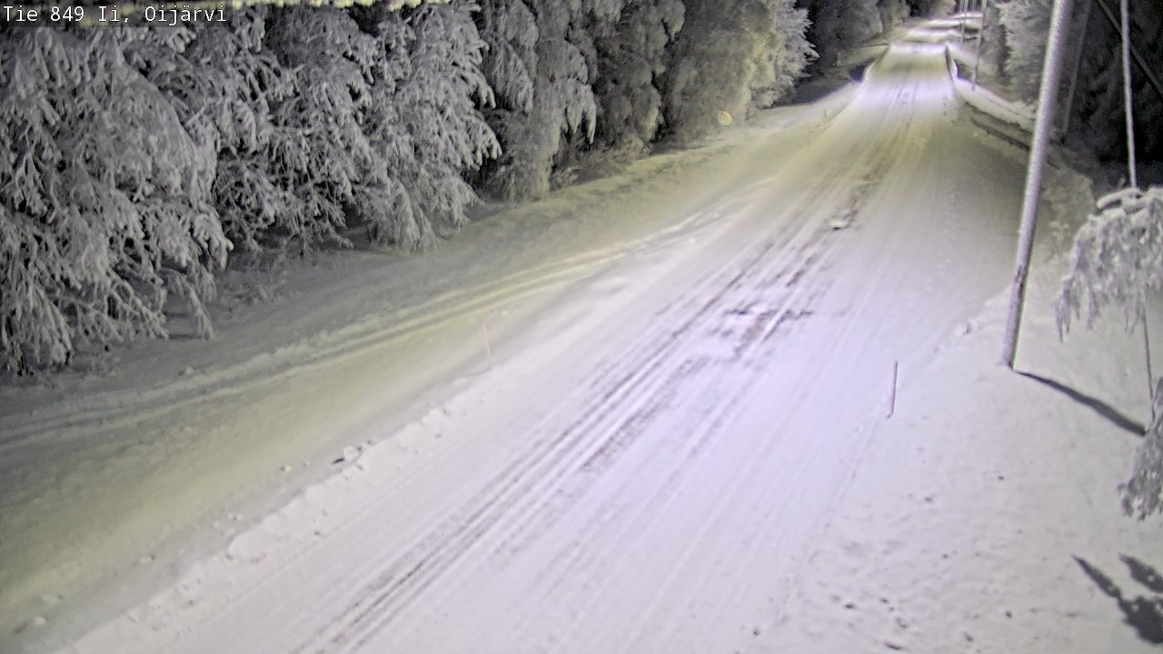 Weather Camera Image Road 849 Ii Oijärvi, Ii, Pohjois-Pohjanmaa
