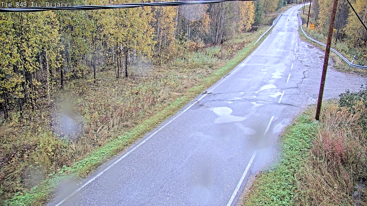 Weather Camera Image Road 849 Ii Oijärvi, Ii, Pohjois-Pohjanmaa