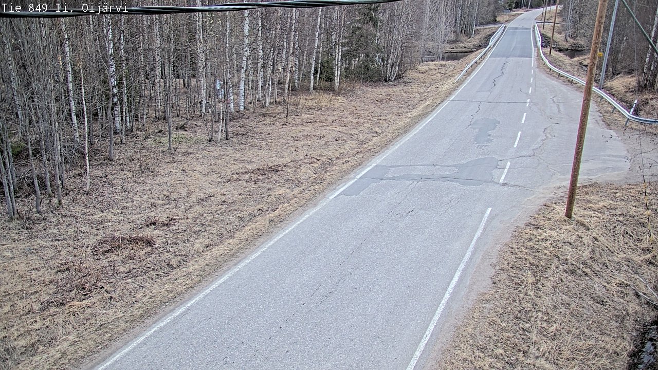 Weather Camera Image Road 849 Ii Oijärvi, Ii, Pohjois-Pohjanmaa