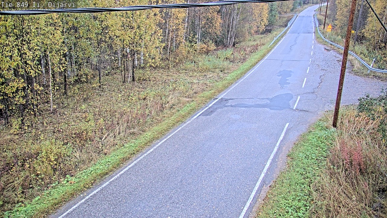 Weather Camera Image Road 849 Ii Oijärvi, Ii, Pohjois-Pohjanmaa
