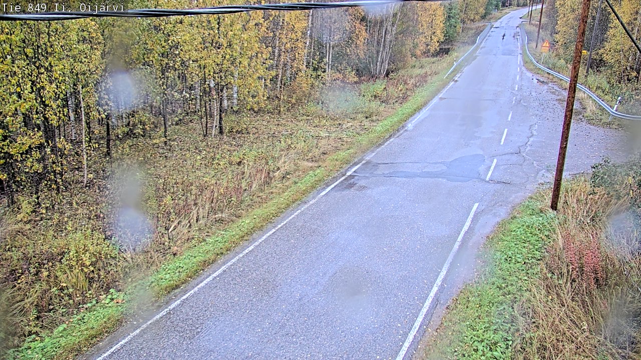 Weather Camera Image Road 849 Ii Oijärvi, Ii, Pohjois-Pohjanmaa