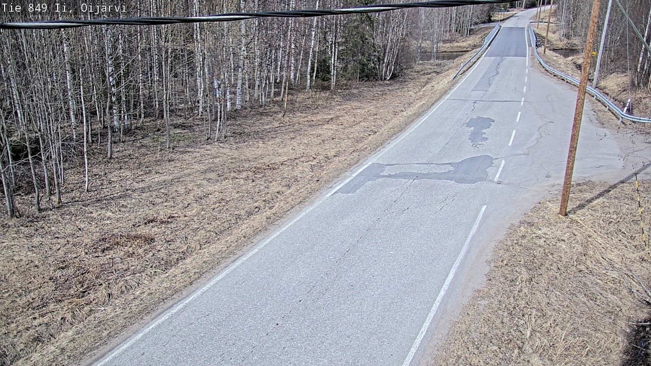 Weather Camera Image Road 849 Ii Oijärvi, Ii, Pohjois-Pohjanmaa