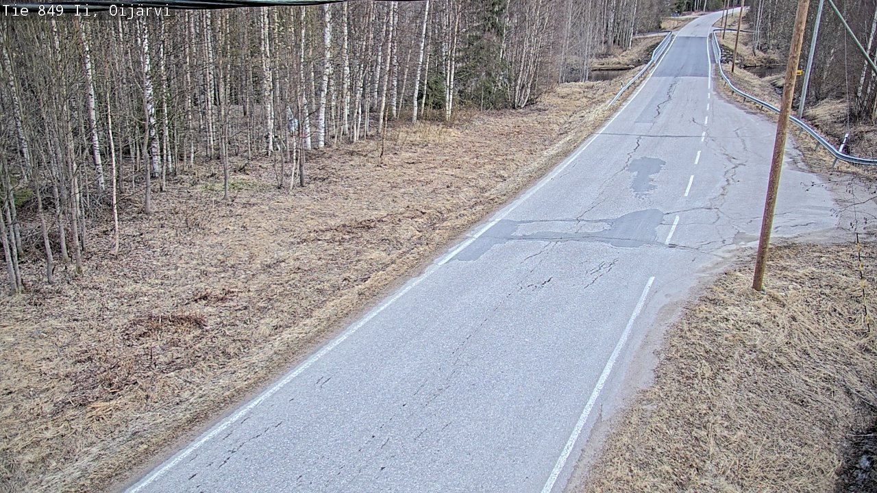 Weather Camera Image Road 849 Ii Oijärvi, Ii, Pohjois-Pohjanmaa