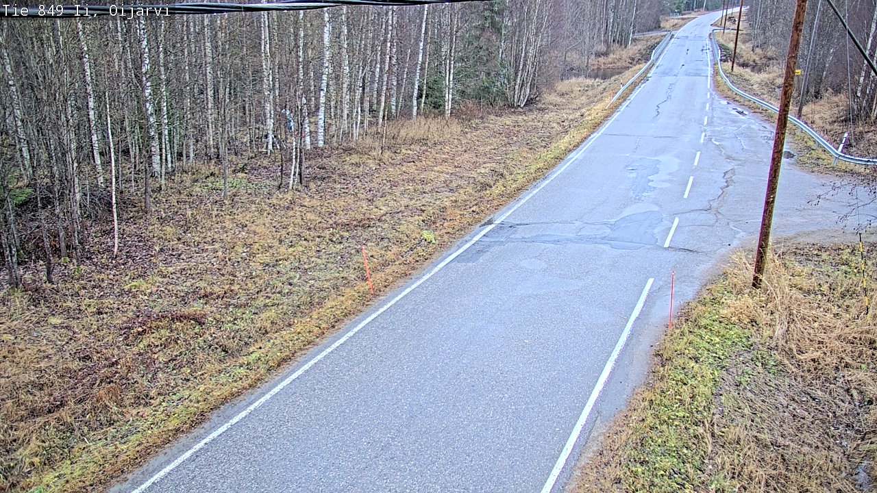 Weather Camera Image Väg 849 Ijo Oijärvi, Ii, Pohjois-Pohjanmaa
