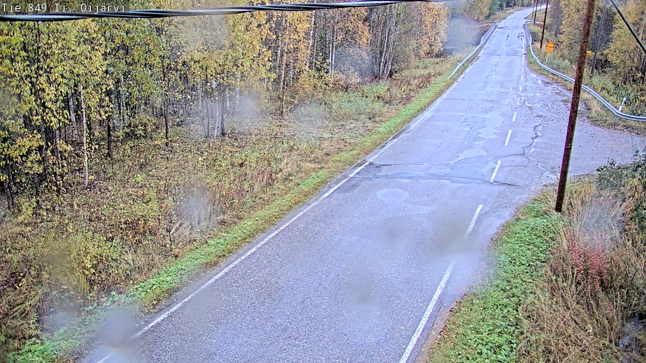 Weather Camera Image Road 849 Ii Oijärvi, Ii, Pohjois-Pohjanmaa