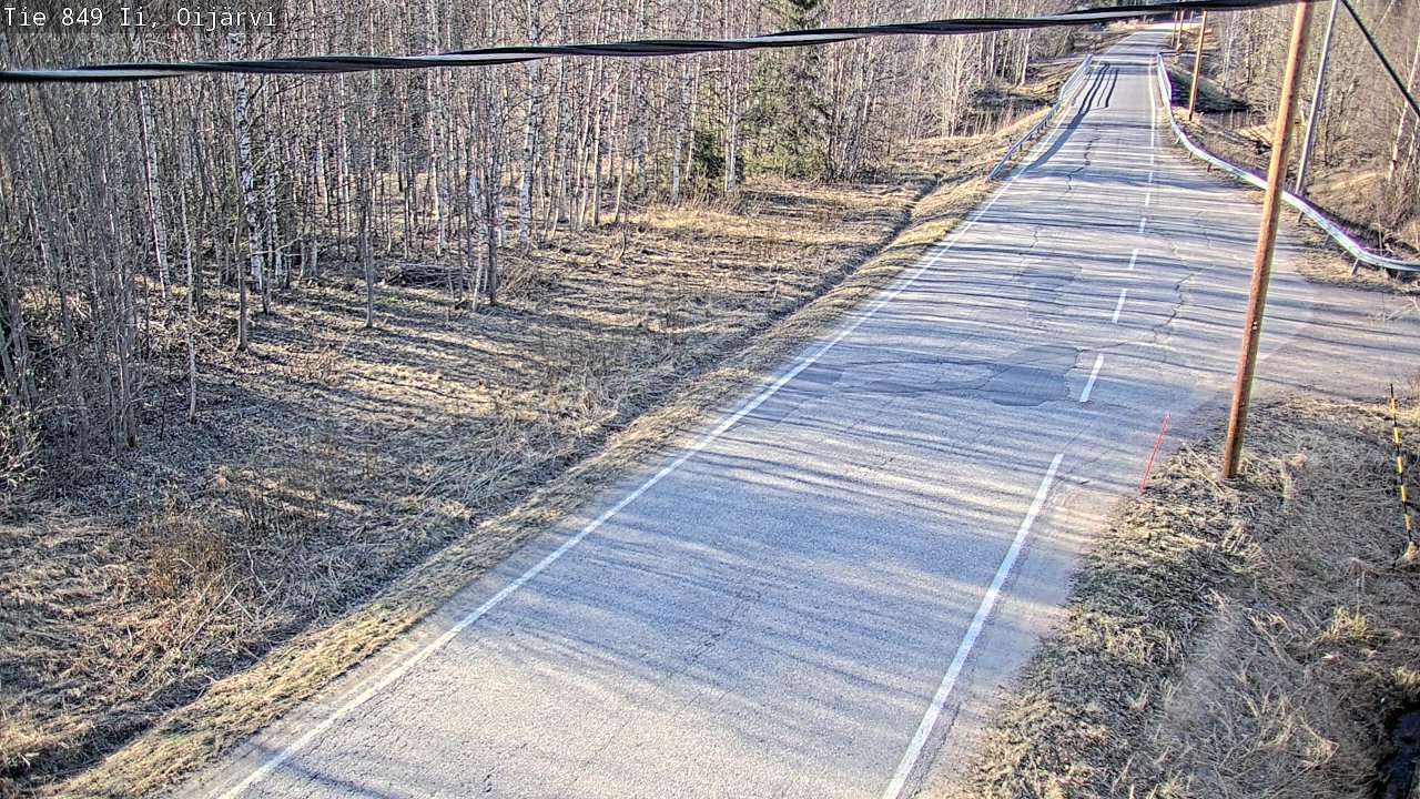 Weather Camera Image Road 849 Ii Oijärvi, Ii, Pohjois-Pohjanmaa