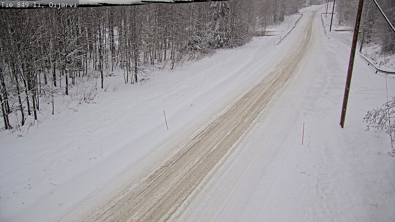 Weather Camera Image Road 849 Ii Oijärvi, Ii, Pohjois-Pohjanmaa