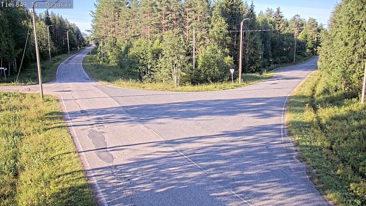 Weather Camera Image Road 849 Ii Oijärvi, Ii, Pohjois-Pohjanmaa