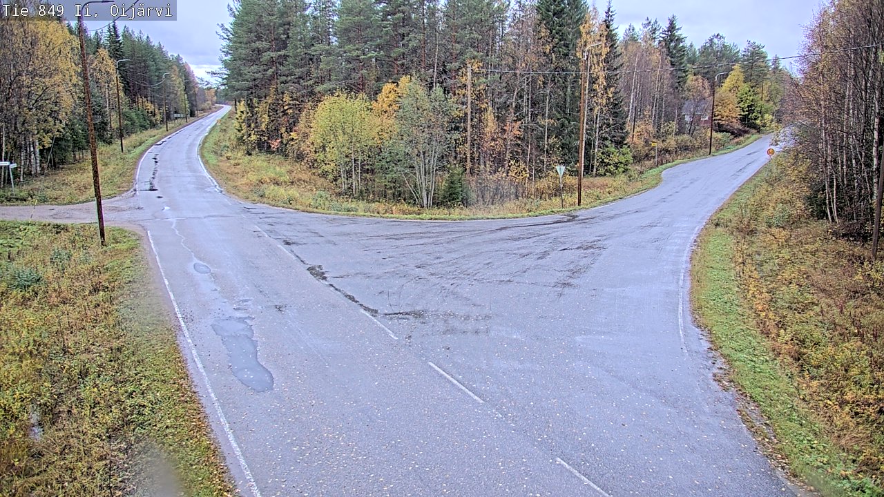 Weather Camera Image Road 849 Ii Oijärvi, Ii, Pohjois-Pohjanmaa