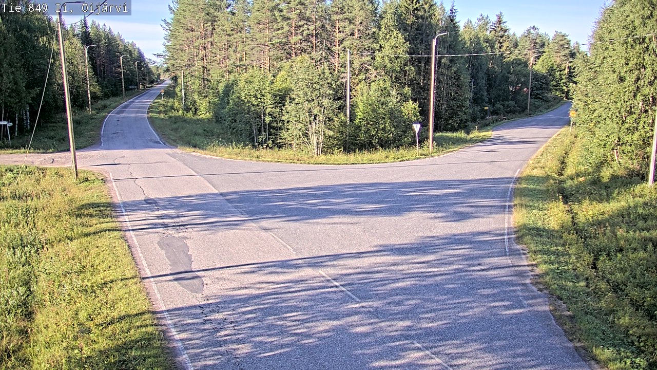 Weather Camera Image Road 849 Ii Oijärvi, Ii, Pohjois-Pohjanmaa