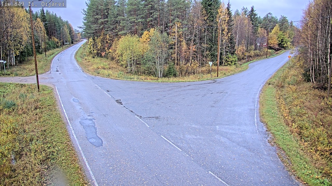 Weather Camera Image Road 849 Ii Oijärvi, Ii, Pohjois-Pohjanmaa