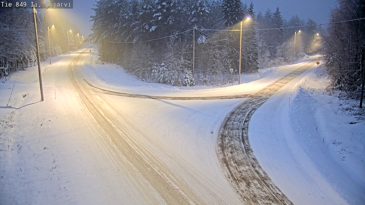 Weather Camera Image Road 849 Ii Oijärvi, Ii, Pohjois-Pohjanmaa