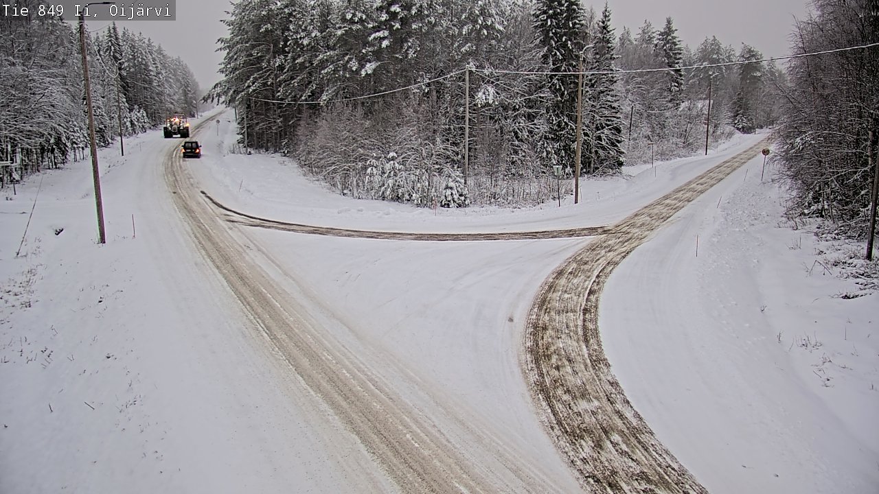 Weather Camera Image Road 849 Ii Oijärvi, Ii, Pohjois-Pohjanmaa