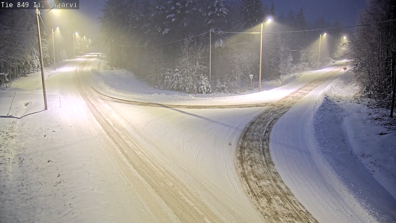 Weather Camera Image Road 849 Ii Oijärvi, Ii, Pohjois-Pohjanmaa