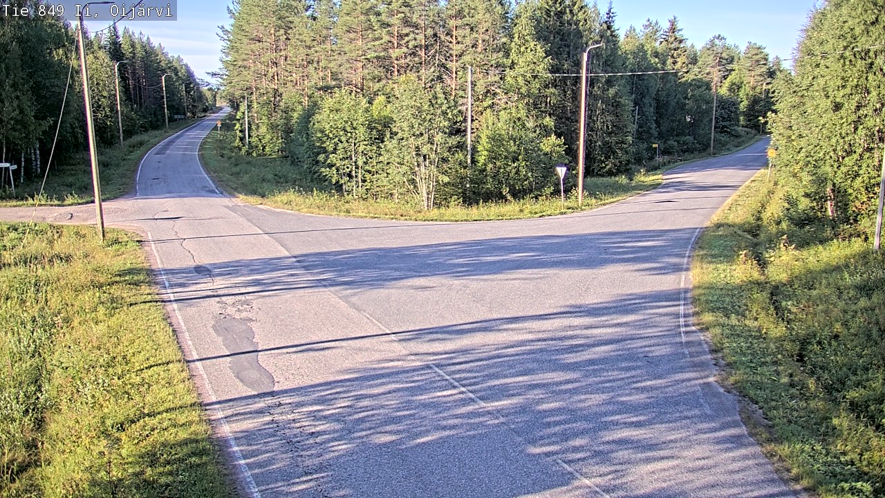 Weather Camera Image Road 849 Ii Oijärvi, Ii, Pohjois-Pohjanmaa