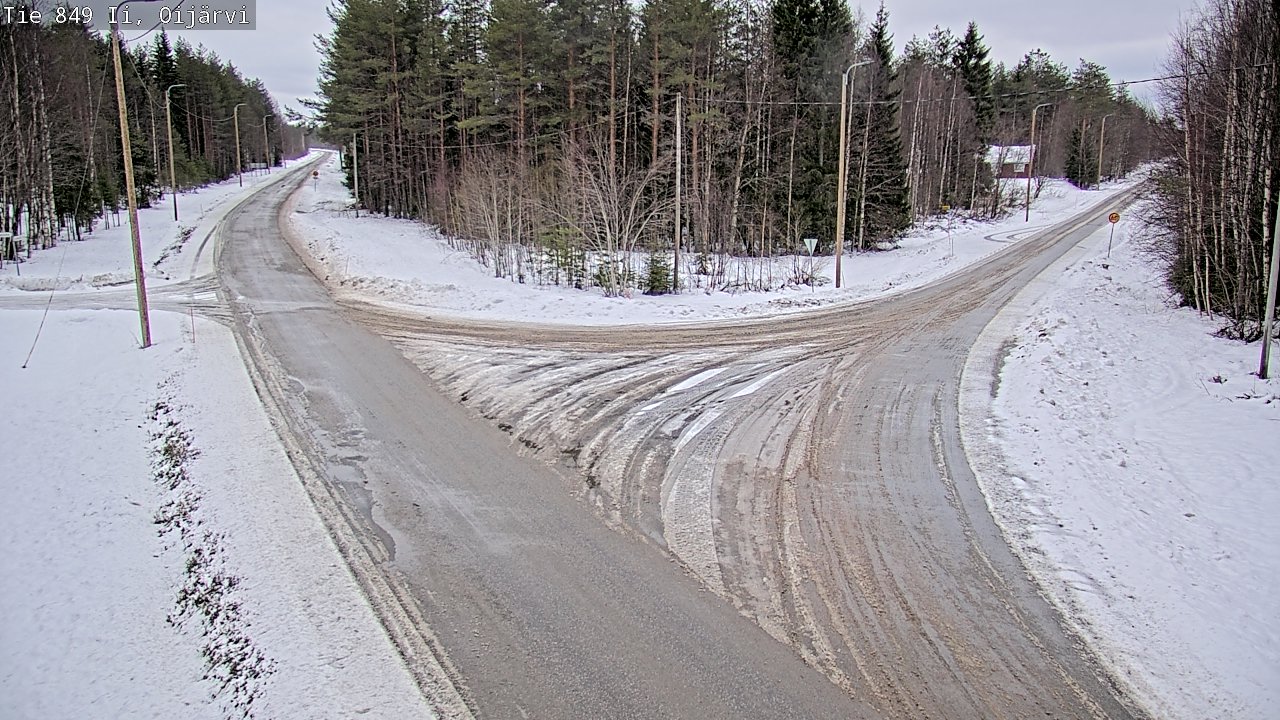 Weather Camera Image Road 849 Ii Oijärvi, Ii, Pohjois-Pohjanmaa