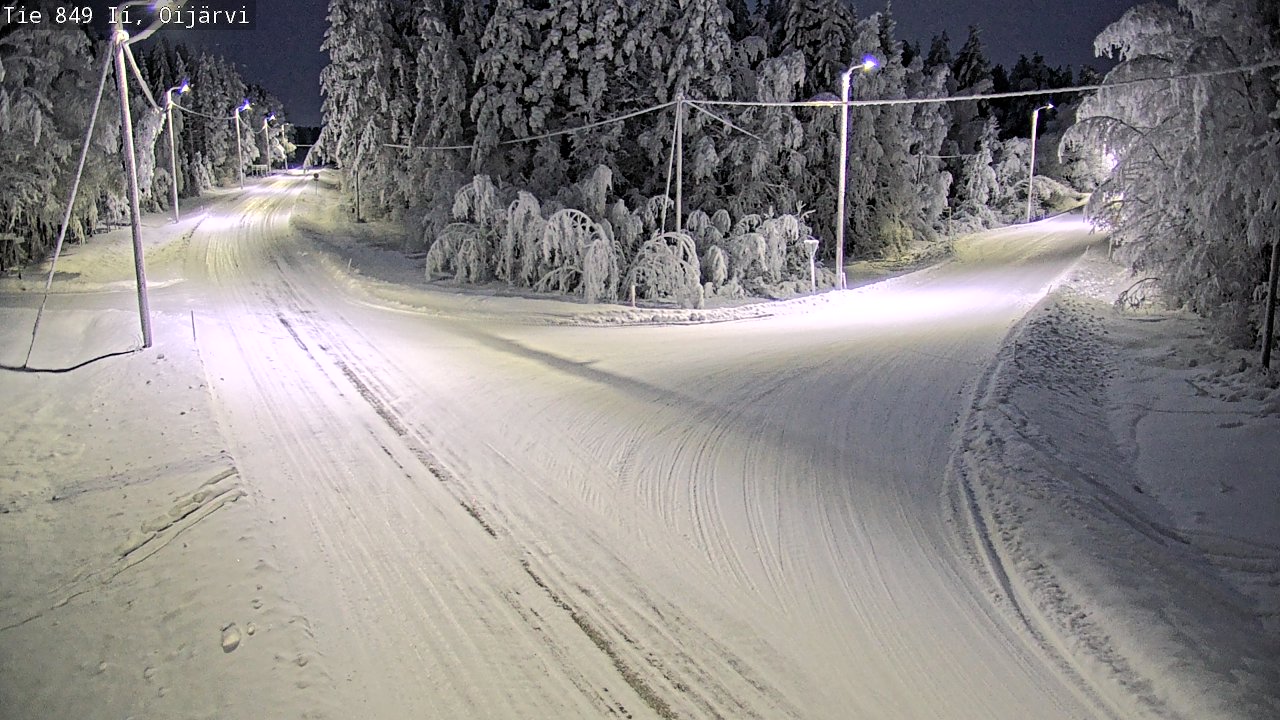Weather Camera Image Road 849 Ii Oijärvi, Ii, Pohjois-Pohjanmaa
